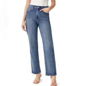 Habitual Peyton High Rise Straight Leg Dark Wash Jeans (6/28)